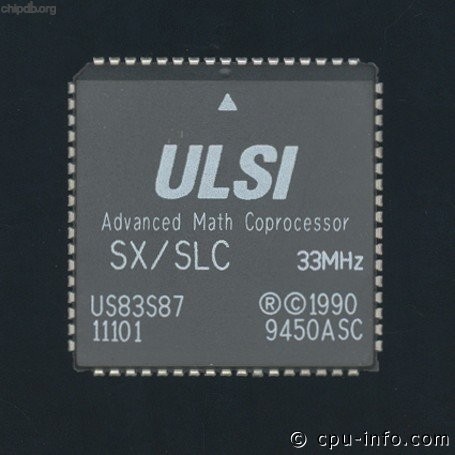ULSI US83S87 SX/SLC 33 diff print