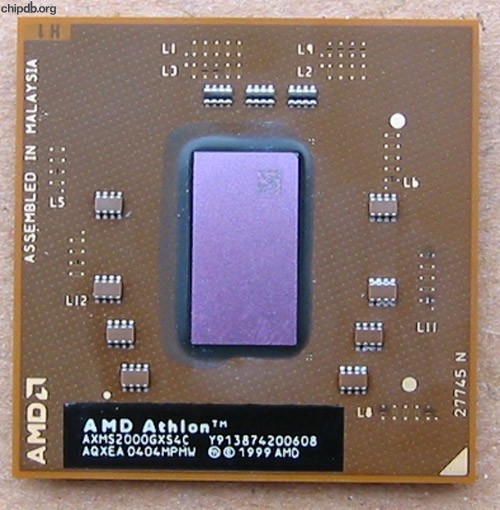 AMD Athlon Mobile XP-M 2000+ AXMS2000GXS4C AQXEA