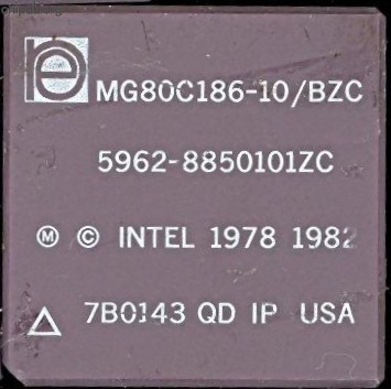 Intel MG80C186-10/BZC Rochester Electronics