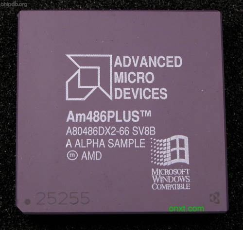 AMD Am486PLUS A80486DX2-66 SV8B A ALPHA SAMPLE