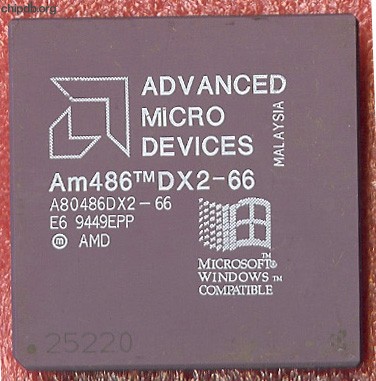 AMD A80486DX2-66 rev E6 diff print 2