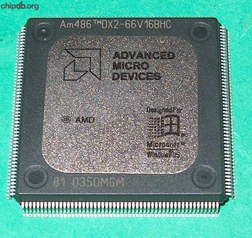 AMD Am486DX2-66V16BHC diff print
