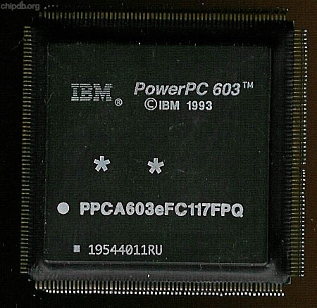 IBM PowerPC PPCA603eFC117FPQ