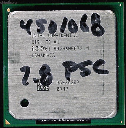 Intel Pentium 4 Mobile 80546HE0721M QI91 ES