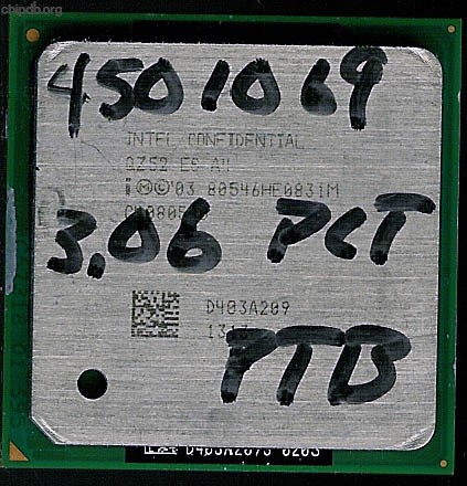 Intel Pentium 4 Mobile 80546HE0831M QZ52 ES