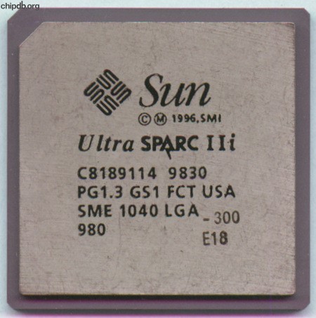 Sun UltraSPARC IIi SME 1040 300MHz