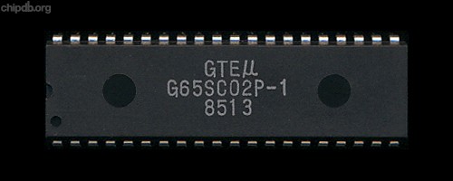 GTE G65SC02P-1 diff print