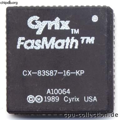 Cyrix CX-83S87-16-KP
