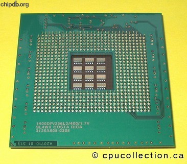 Intel Pentium 4 Xeon 1400DP/256L2/400/1.7V SL4WX