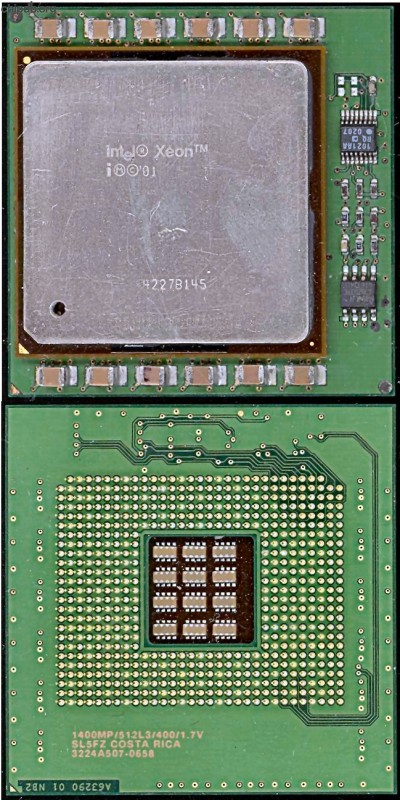 Intel Pentium 4 Xeon 1400MP/512L3/400/1.7V SL5FZ