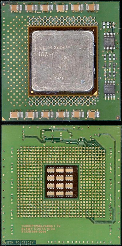 Intel Pentium 4 Xeon 1500DP/256L2/400/1.7V SL4WY