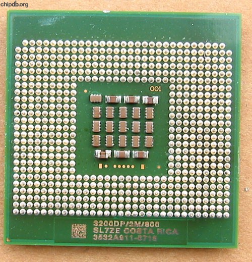 Intel Xeon 3200DP/2M/800 SL7ZE