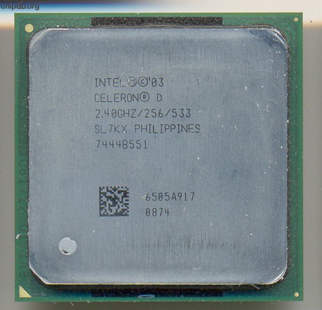 Intel Celeron D 2.40GHZ/256/533 SL7KX
