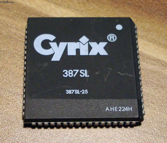 Cyrix 387SL-25
