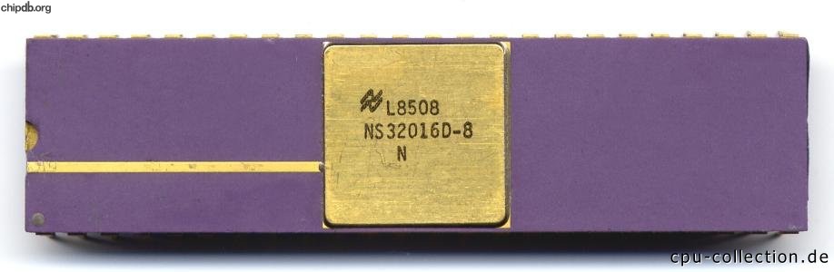 National Semiconductor NS32016D-8