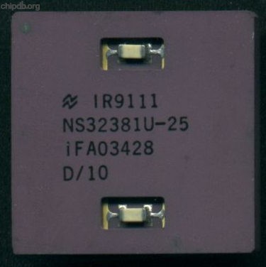 National Semiconductor NS32381U-25