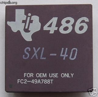 Texas Instruments 486 SXL-40