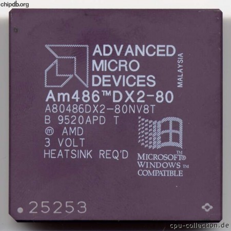 AMD A80486DX2-80NV8T diff print 2