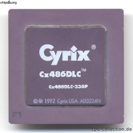 Cyrix CX486DLC-33GP