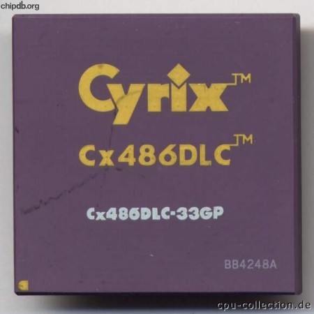 Cyrix Cx486DLC-33GP no oem text