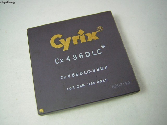 Cyrix CX486DLC-33GP diff font