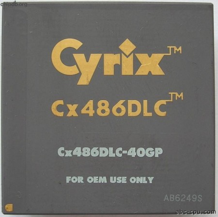 Cyrix CX486DLC-40GP (TM)
