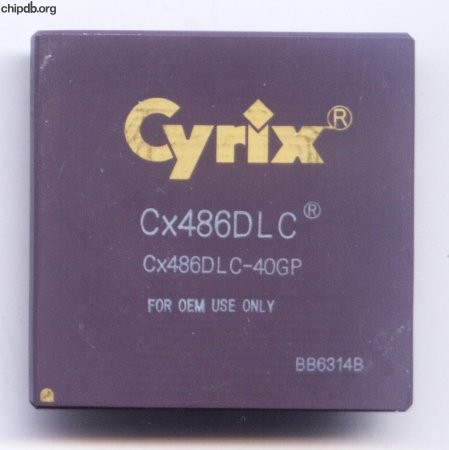 Cyrix Cx486DLC-40GP (R)