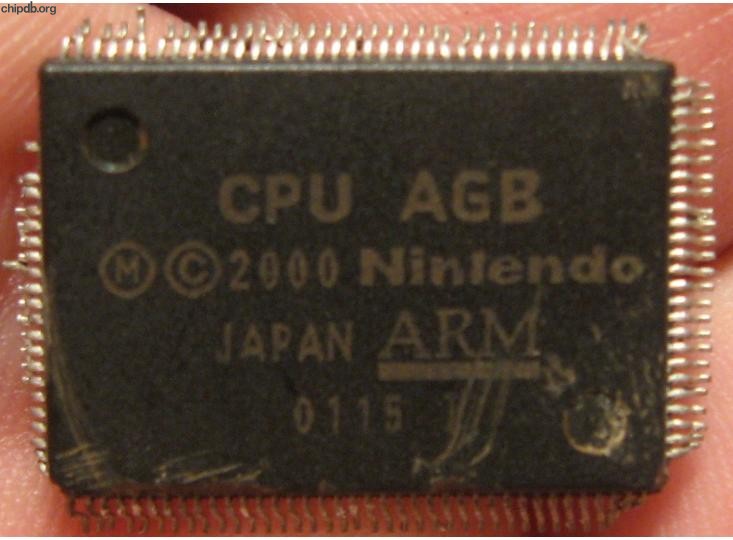 Nintendo CPU AGB (Game Boy Advance)