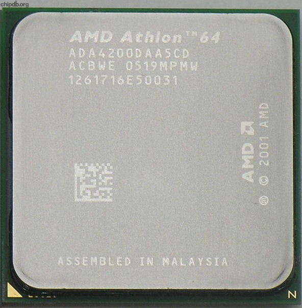 AMD Athlon 64 X2 4200+ ADA4200DAA5CD ACBWE