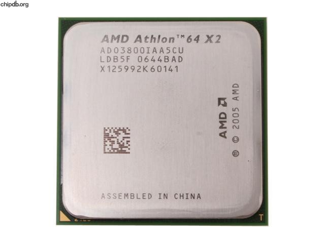 AMD Athlon 64 X2 3800+ ADO3800IAA5CU LDB5F