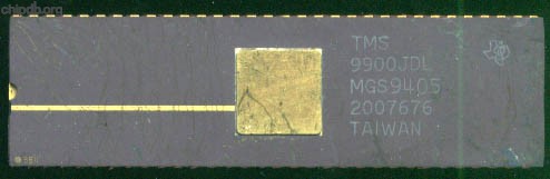 Texas Instruments TMS9900JDL purple sideprint white