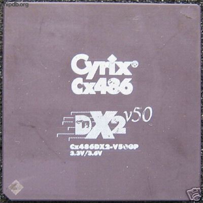 Cyrix CX486DX2-V50GP 3.3V/3.6V