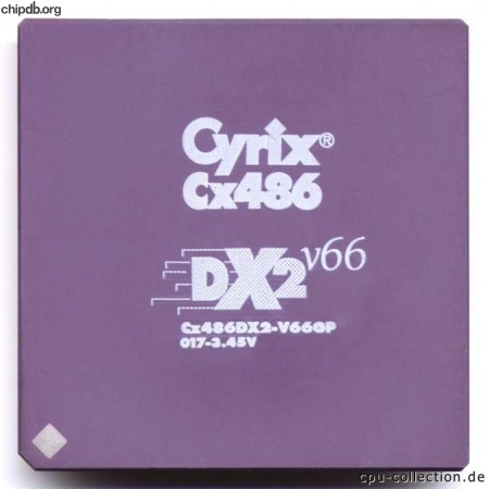 Cyrix Cx486DX2-V66GP 017-3.45V