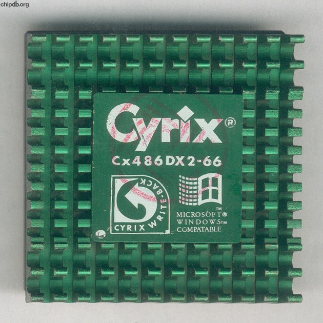 Cyrix Cx486DX2-66 writeback heatsink diff font