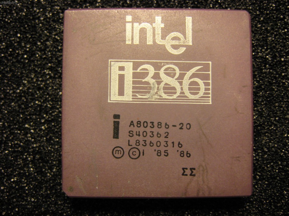Intel A80386-20 FAKE