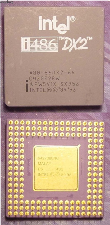 Intel A80486DX2-66 SX953 FAKE