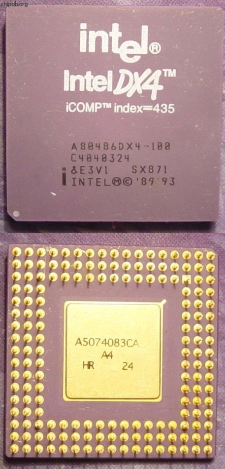 Intel A80486DX4-100 SX871 FAKE