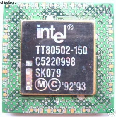 Intel Pentium TT80502-150 SK079 FAKE