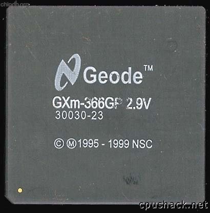 Geode GXm-366GP 2.9V FAKE