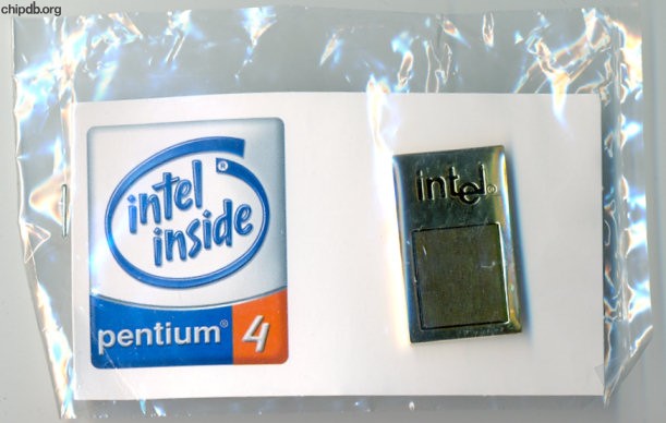 Pin Intel Pentium 4 with die