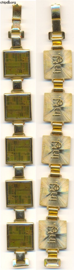 Intel bracelet with Pentium 60 dies