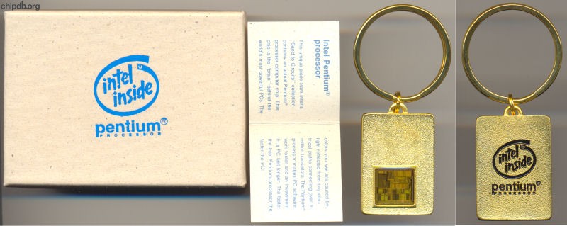 Intel keychain Pentium "Sands of time"