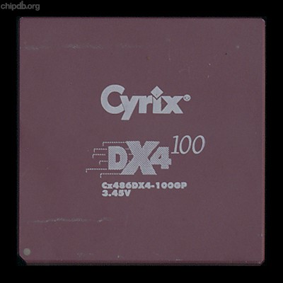 Cyrix Cx486DX4-100GP 3.45V