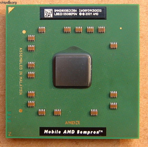 AMD Sempron Mobile 2800 SMN2800BIX3BA LBBID