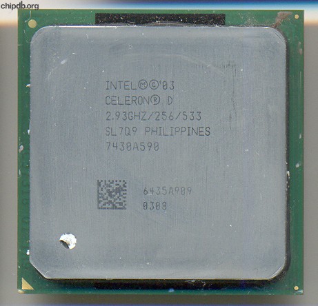 Intel Celeron D 2.93GHZ/256/533 SL7Q9
