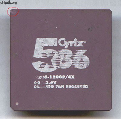 Cyrix 5x86-100GP/4X diff print