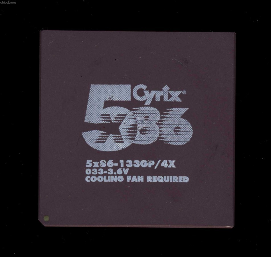 Cyrix 5x86-133GP/4X 033-3.6V