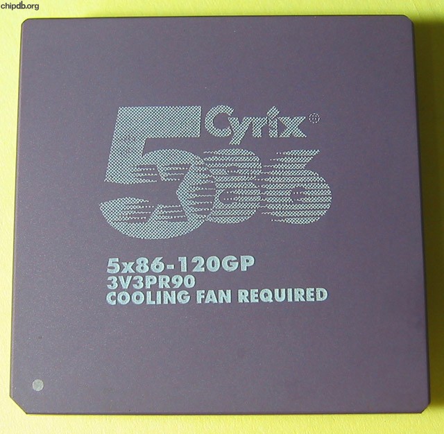 Cyrix 5x86-120GP 3V3PR90