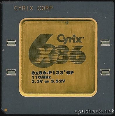 Cyrix 6x86-P133+GP 3.3V or 3.52V