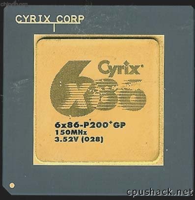 Cyrix 6x86-P200+GP 3.52V (028)